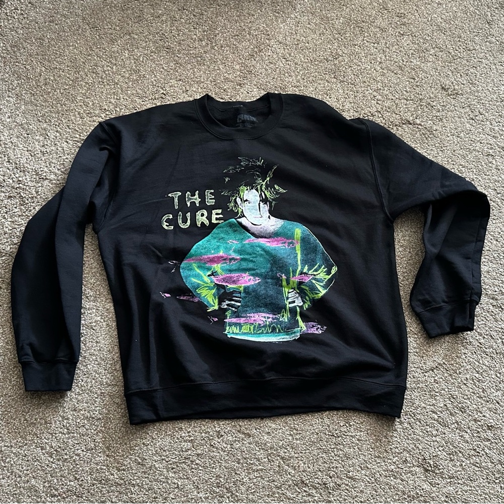 The Cure Beach Party Tour 1986 Crewneck Sweatshirt Unisex size L